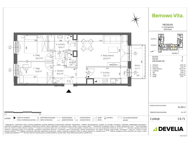 Mieszkanie w inwestycji Bemowo Vita, symbol B4/5/B71 » nportal.pl