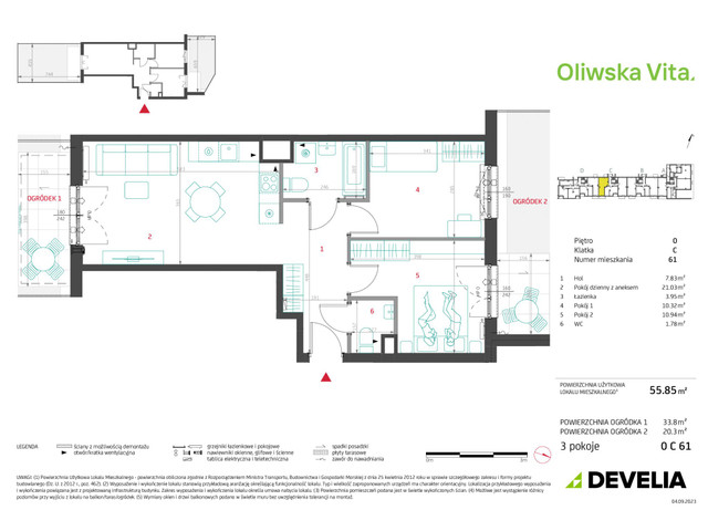 Mieszkanie w inwestycji Oliwska Vita, symbol 0C61 » nportal.pl