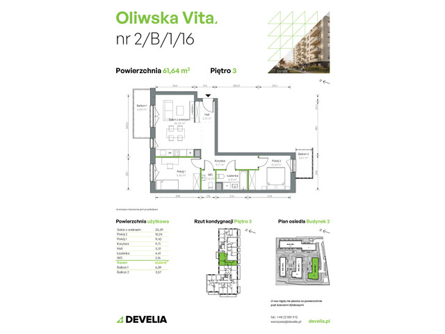 Mieszkanie w inwestycji Oliwska Vita, symbol 2/B/1/16 » nportal.pl