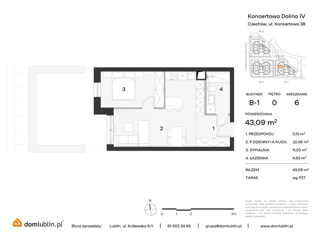 Mieszkanie w inwestycji KONCERTOWA DOLINA, symbol 6 » nportal.pl