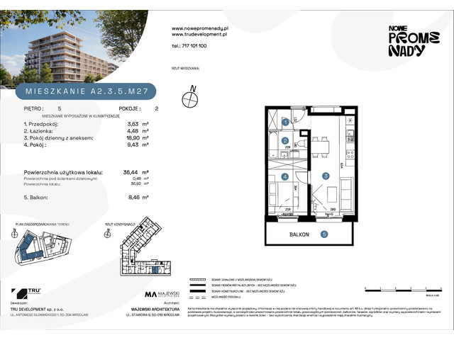 Mieszkanie w inwestycji Nowe Promenady, symbol A2-A2.3.5.M27 » nportal.pl