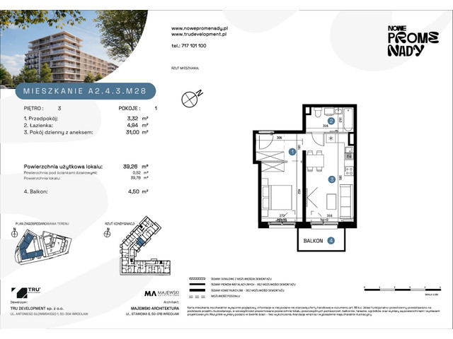 Mieszkanie w inwestycji Nowe Promenady, symbol A2-A2.4.3.M28 » nportal.pl