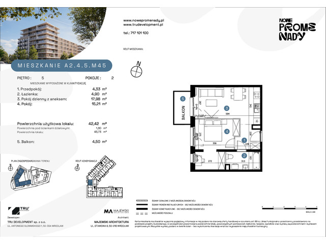 Mieszkanie w inwestycji Nowe Promenady, symbol A2-A2.4.5.M45 » nportal.pl