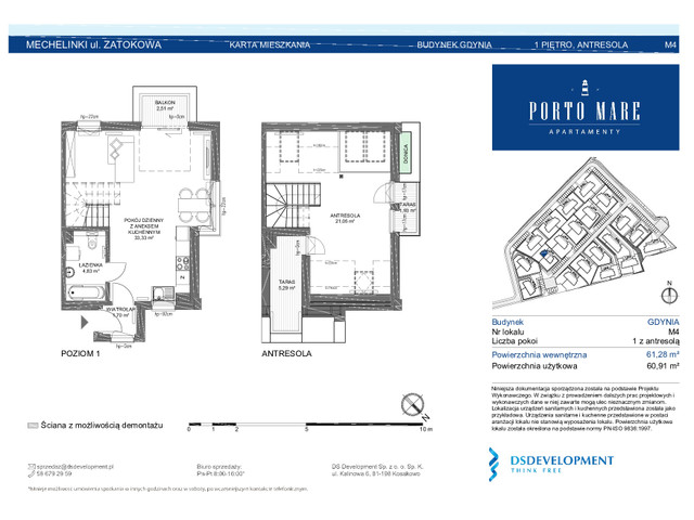 Mieszkanie w inwestycji Porto Mare, symbol A3/M4 » nportal.pl