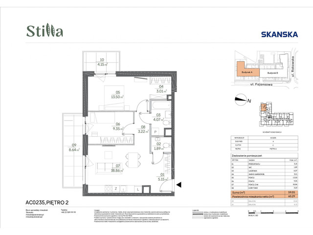 Mieszkanie w inwestycji Stilla, symbol AC0235 » nportal.pl
