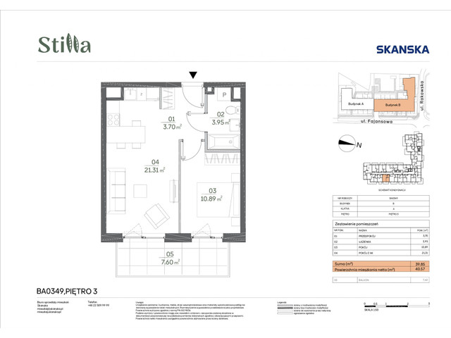 Mieszkanie w inwestycji Stilla, symbol BA0349 » nportal.pl