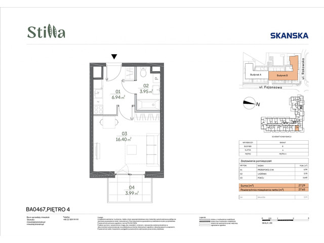 Mieszkanie w inwestycji Stilla, symbol BA0467 » nportal.pl
