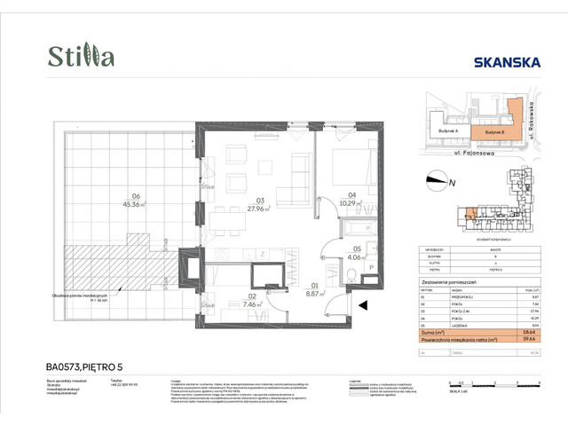 Mieszkanie w inwestycji Stilla, symbol BA0573 » nportal.pl