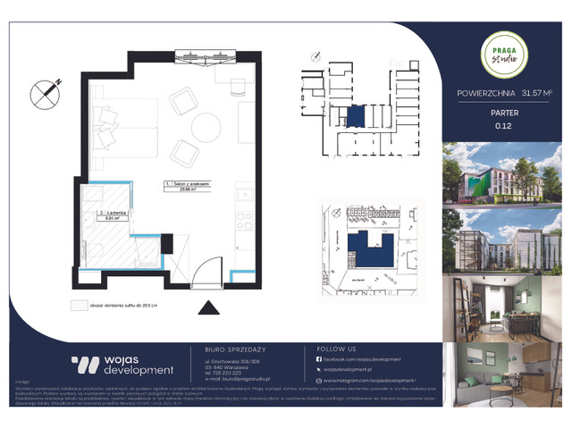 Mieszkanie w inwestycji PRAGA STUDIO, symbol 0.12 » nportal.pl