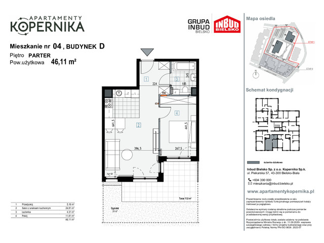 Mieszkanie w inwestycji APARTAMENTY KOPERNIKA, symbol M.4.D » nportal.pl