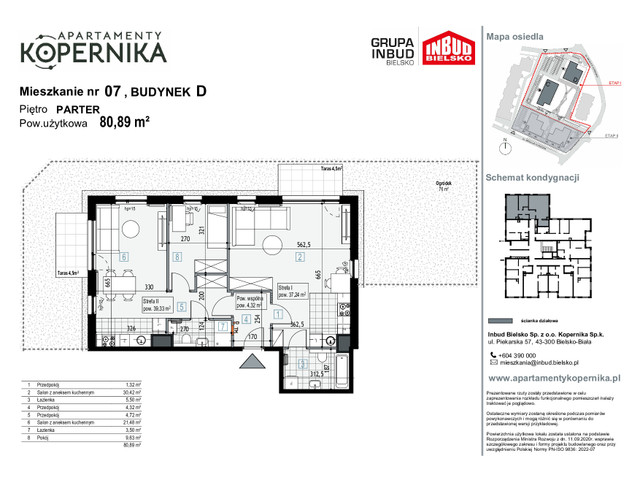 Mieszkanie w inwestycji APARTAMENTY KOPERNIKA, symbol M.7.D » nportal.pl