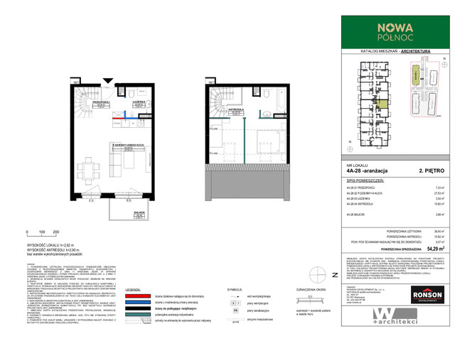 Mieszkanie w inwestycji Nowa Północ, symbol 4_4A_28_NP1B » nportal.pl