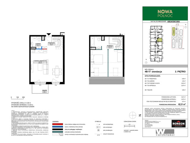 Mieszkanie w inwestycji Nowa Północ, symbol 4_4B_17_NP1B » nportal.pl