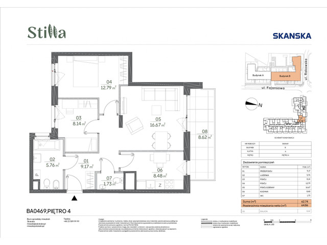 Mieszkanie w inwestycji Stilla, symbol BA0469 » nportal.pl
