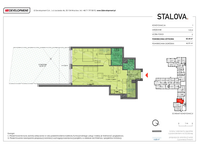 Mieszkanie w inwestycji Stalova, symbol 1.K2.4 » nportal.pl