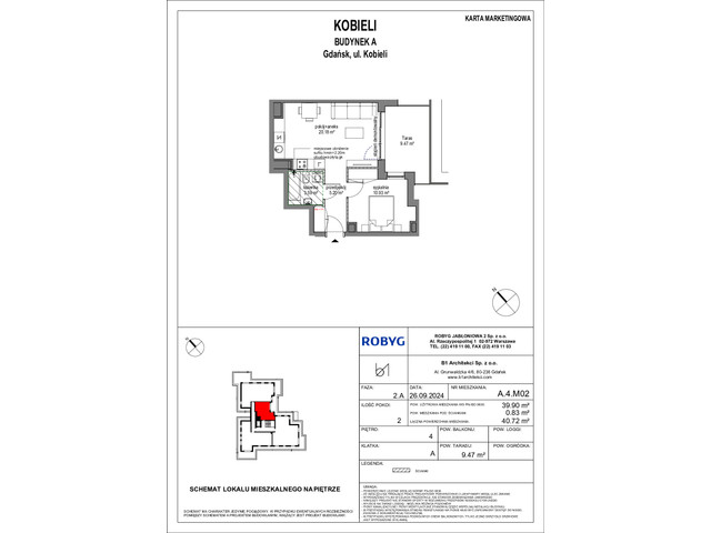 Mieszkanie w inwestycji Kobieli 4, symbol A_4M02 » nportal.pl