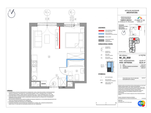 Mieszkanie w inwestycji Fabrica Ursus - etap B1, symbol M_23_050 » nportal.pl