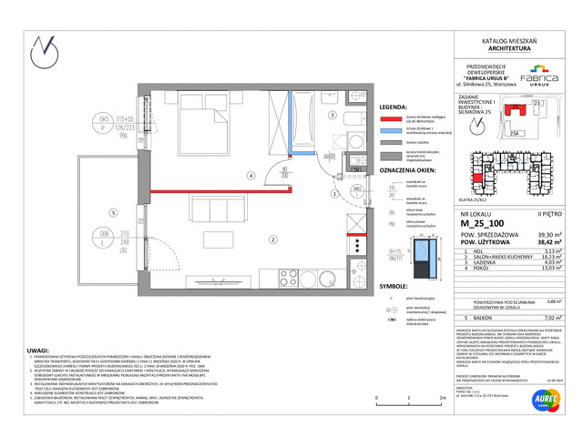 Mieszkanie w inwestycji Fabrica Ursus - etap B1, symbol M_25_100 » nportal.pl