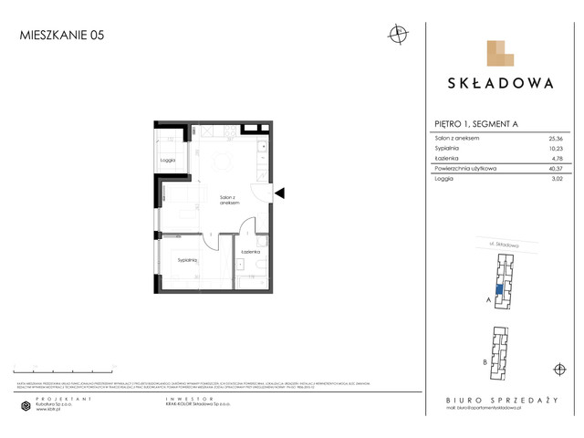 Mieszkanie w inwestycji Apartamenty Składowa, budynek Promocja, symbol A.5 » nportal.pl