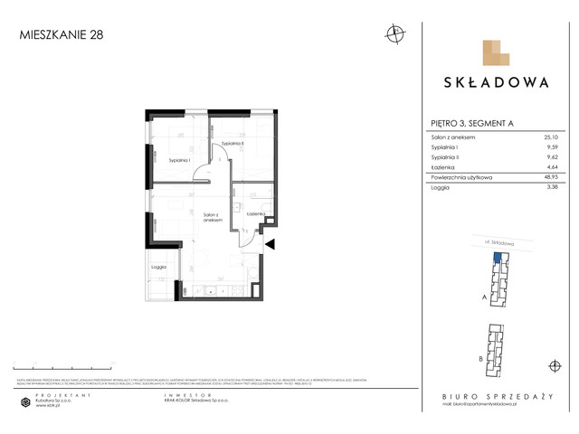 Mieszkanie w inwestycji Apartamenty Składowa, symbol A.28 » nportal.pl