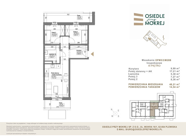 Mieszkanie w inwestycji Osiedle przy Mokrej, symbol OPM5/3/M20B » nportal.pl