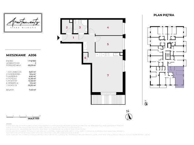 Mieszkanie w inwestycji Apartamenty Stara Miłosna, symbol A206 » nportal.pl