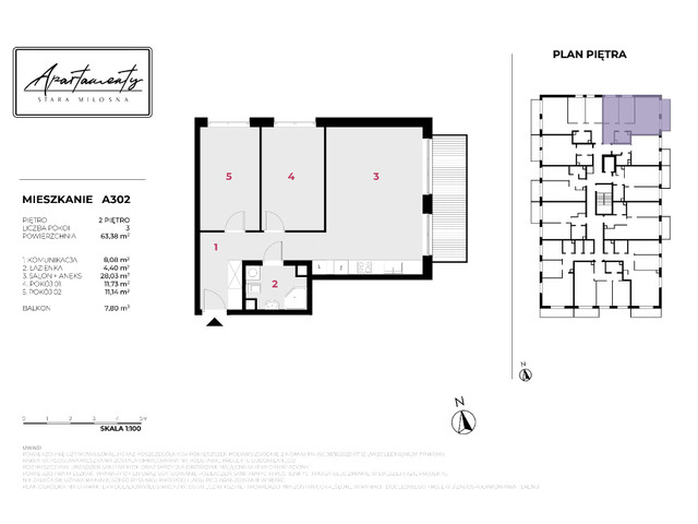 Mieszkanie w inwestycji Apartamenty Stara Miłosna, symbol A302 » nportal.pl