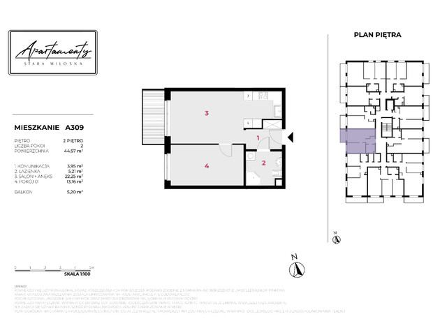 Mieszkanie w inwestycji Apartamenty Stara Miłosna, symbol A309 » nportal.pl