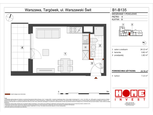 Mieszkanie w inwestycji Warszawski Świt VIII, symbol B1_B135 » nportal.pl