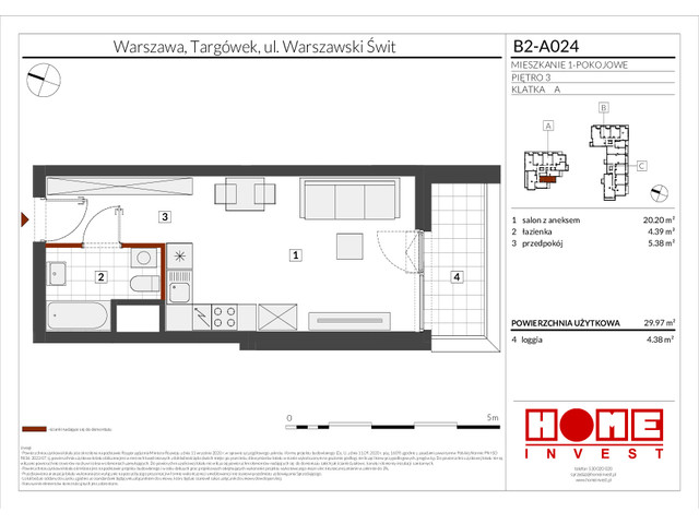 Mieszkanie w inwestycji Warszawski Świt IX, symbol B2-A024 » nportal.pl