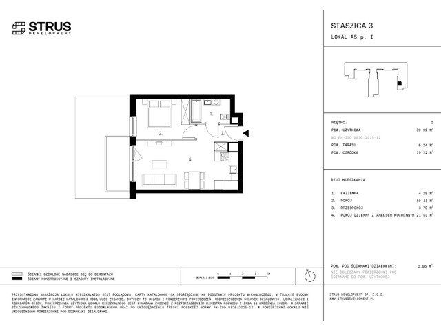 Mieszkanie w inwestycji Staszica 3, symbol A5.P.VII » nportal.pl