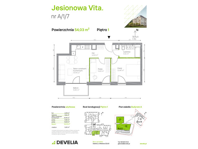 Mieszkanie w inwestycji Jesionowa Vita, symbol A.1.7 » nportal.pl