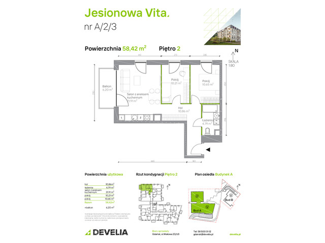 Mieszkanie w inwestycji Jesionowa Vita, symbol A.2.3 » nportal.pl