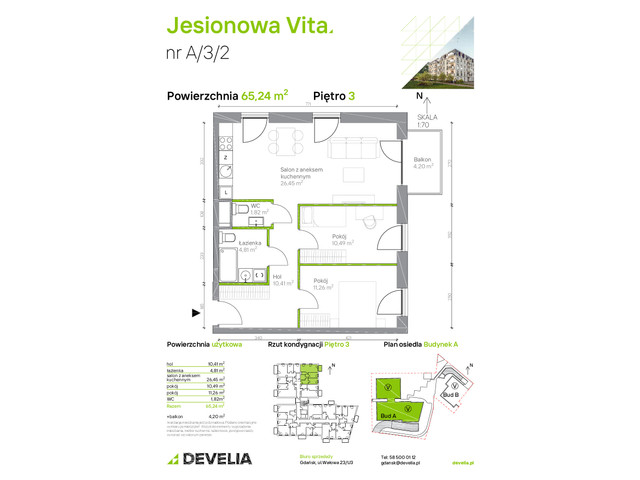 Mieszkanie w inwestycji Jesionowa Vita, symbol A.3.2 » nportal.pl