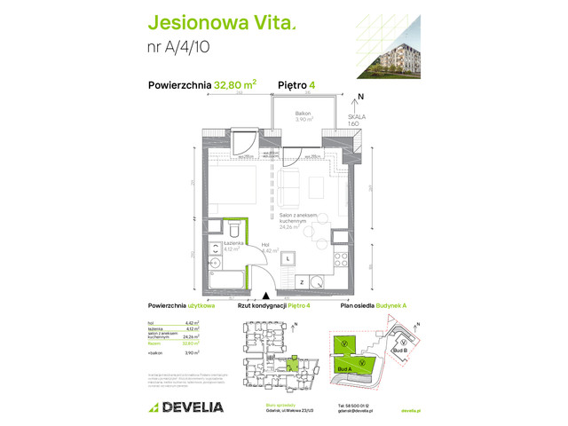 Mieszkanie w inwestycji Jesionowa Vita, symbol A.4.10 » nportal.pl