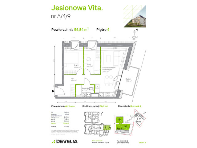 Mieszkanie w inwestycji Jesionowa Vita, symbol A.4.9 » nportal.pl