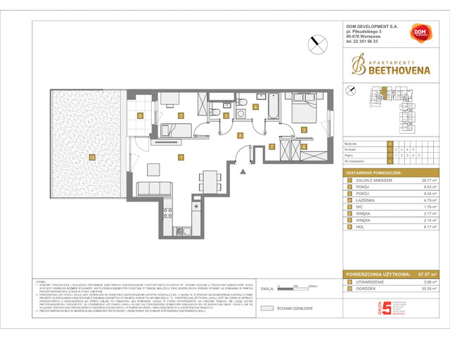 Mieszkanie w inwestycji Apartamenty Beethovena, symbol f-208755 » nportal.pl