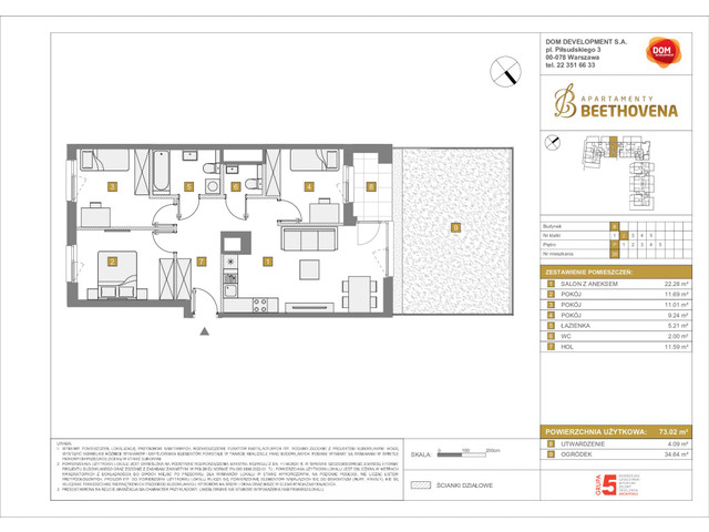 Mieszkanie w inwestycji Apartamenty Beethovena, symbol f-208780 » nportal.pl