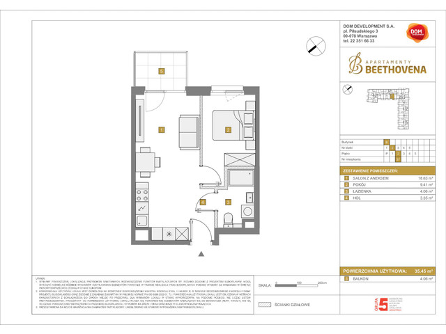 Mieszkanie w inwestycji Apartamenty Beethovena, symbol f-208787 » nportal.pl