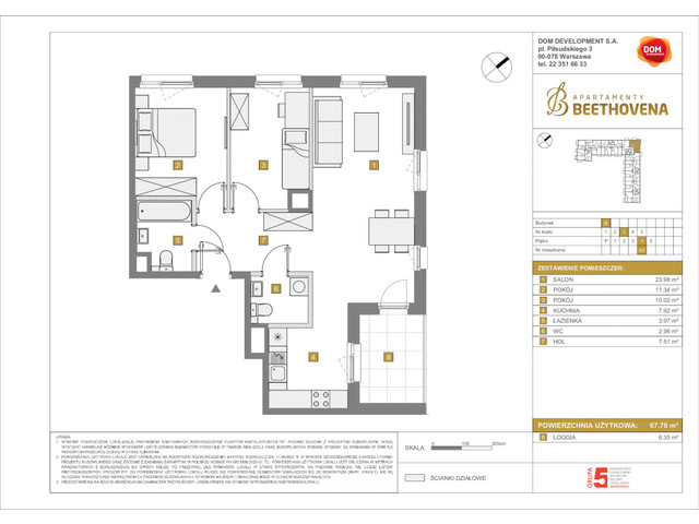 Mieszkanie w inwestycji Apartamenty Beethovena, symbol f-208813 » nportal.pl