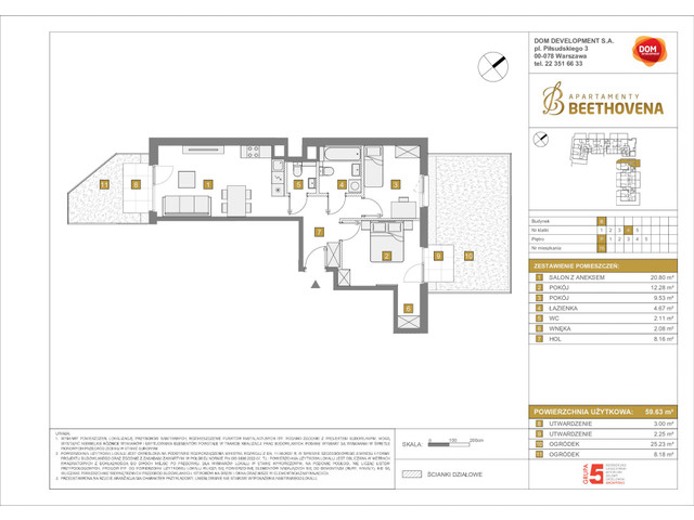 Mieszkanie w inwestycji Apartamenty Beethovena, symbol f-208819 » nportal.pl