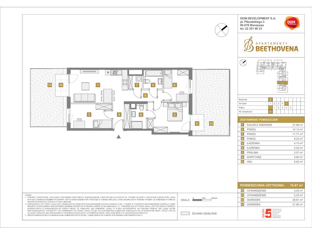 Mieszkanie w inwestycji Apartamenty Beethovena, symbol f-208840 » nportal.pl