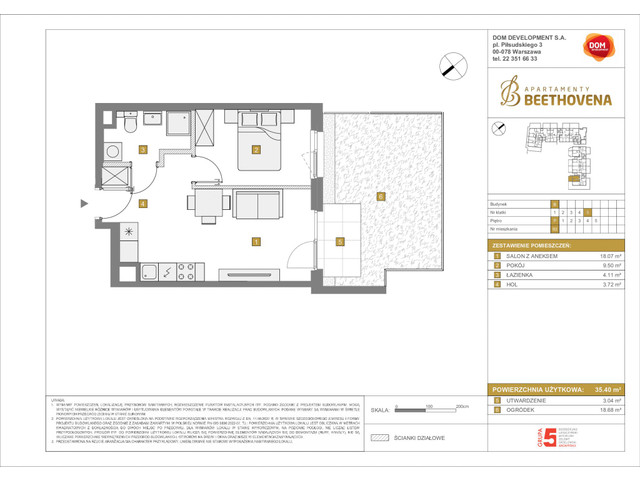 Mieszkanie w inwestycji Apartamenty Beethovena, symbol f-208842 » nportal.pl