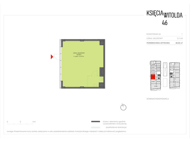 Komercyjne w inwestycji Księcia Witolda 46, symbol D.1.U4 » nportal.pl