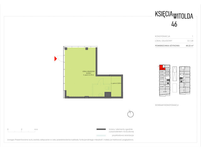 Komercyjne w inwestycji Księcia Witolda 46, symbol D.1.U8 » nportal.pl