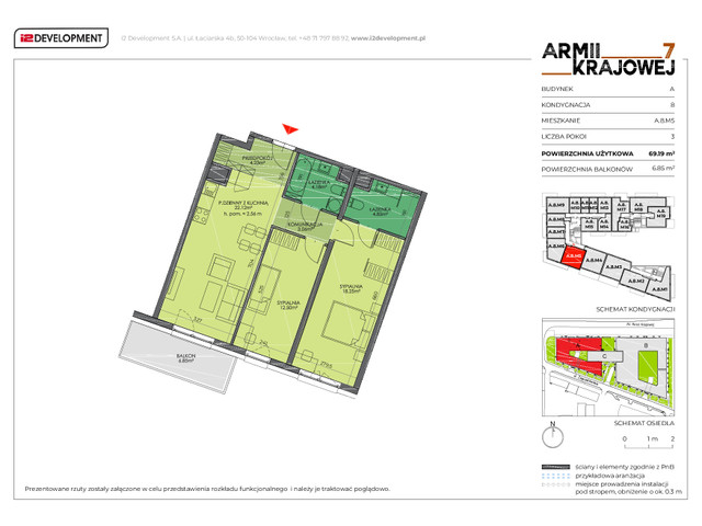 Mieszkanie w inwestycji Armii Krajowej 7, symbol A.8.M5 » nportal.pl