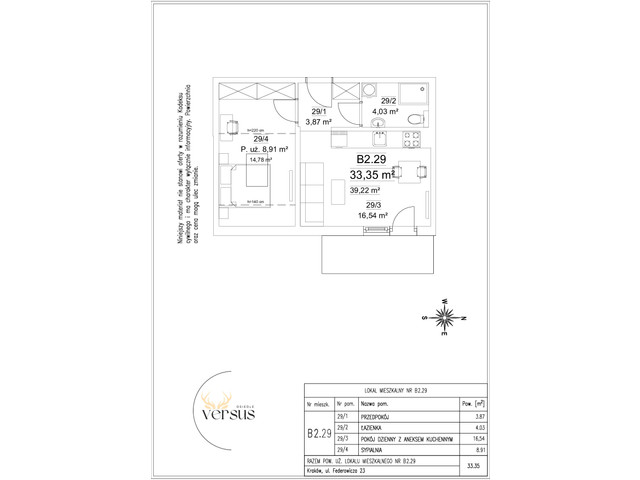 Mieszkanie w inwestycji Osiedle Versus, symbol B2/M29 » nportal.pl