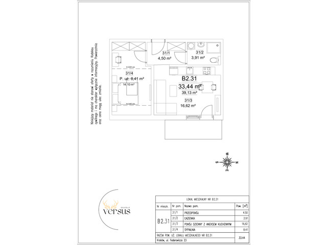 Mieszkanie w inwestycji Osiedle Versus, symbol B2/M31 » nportal.pl