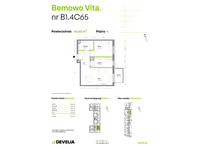 Mieszkanie w inwestycji Bemowo Vita, symbol B1/4/C65 » nportal.pl