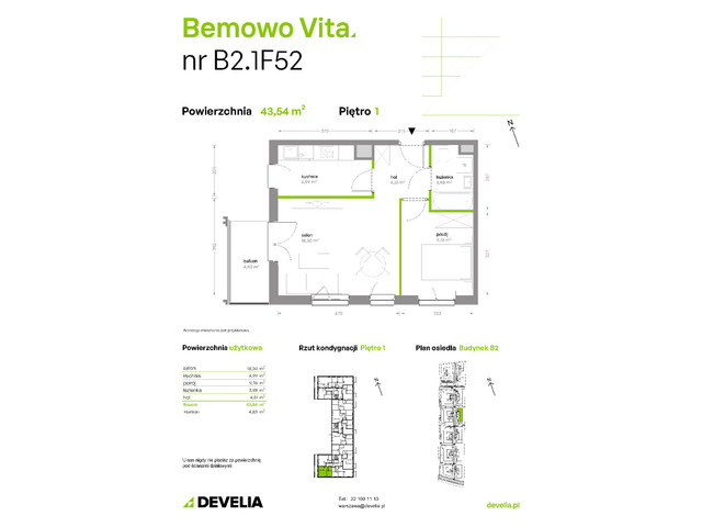 Mieszkanie w inwestycji Bemowo Vita, symbol B2/1/F52 » nportal.pl